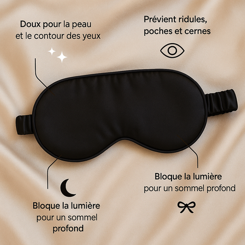 Masque de nuit en soie