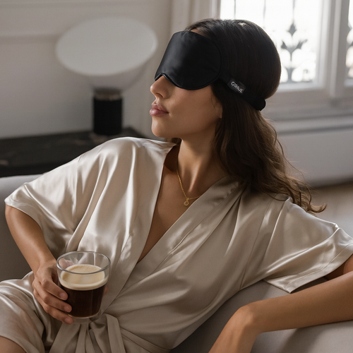 Masque de nuit en soie
